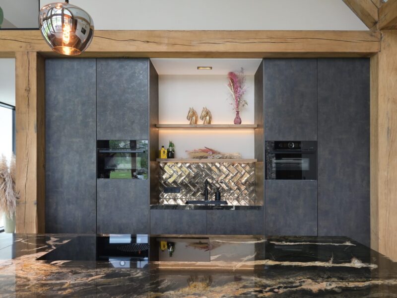 Maatwerk keuken met hout