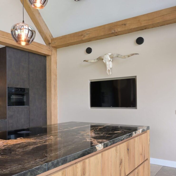 Maatwerk houten keuken