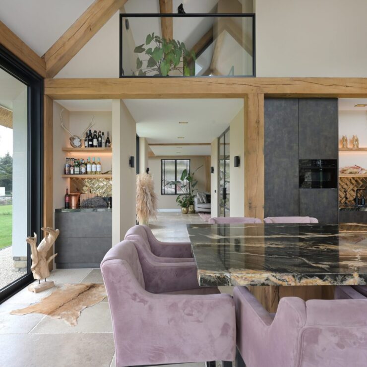 langgevelboerderij met gepersonaliseerd interieur