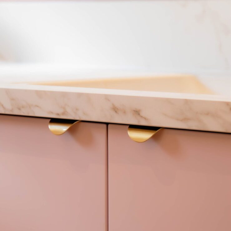 detailfoto gouden grepen