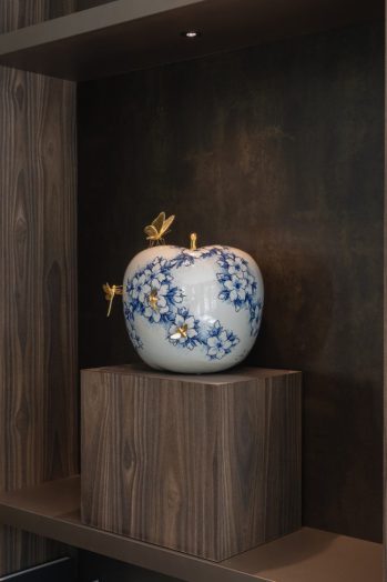 stijlvolle details in open kast