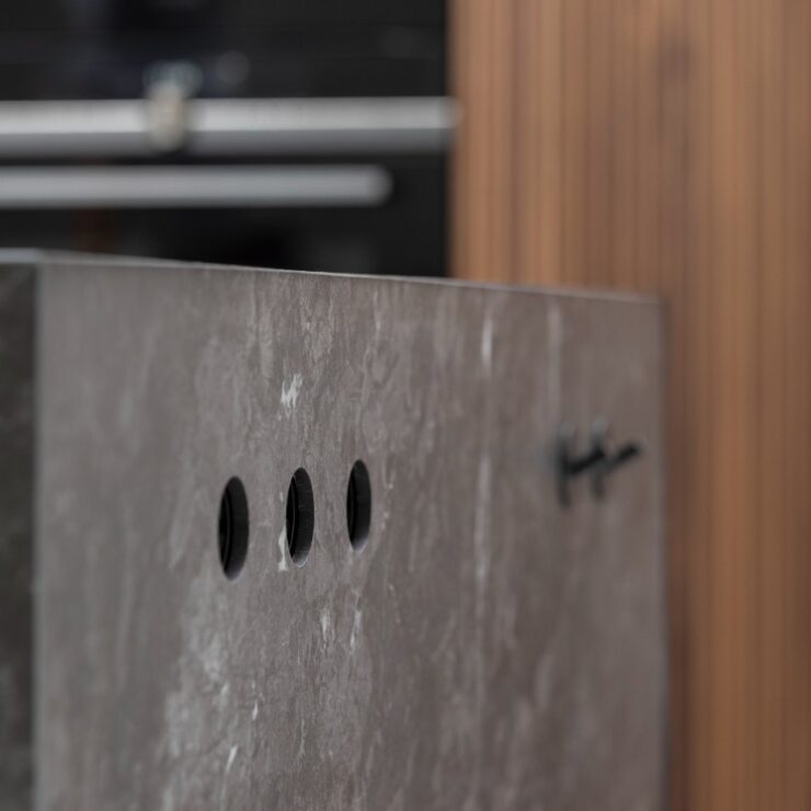 detailfoto kookeiland
