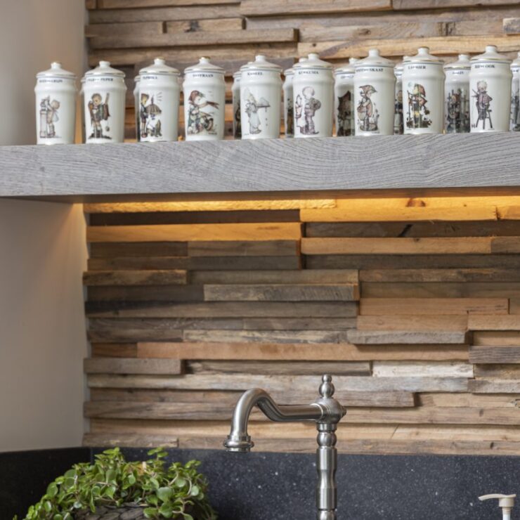 Landelijke Mereno keuken van fineer