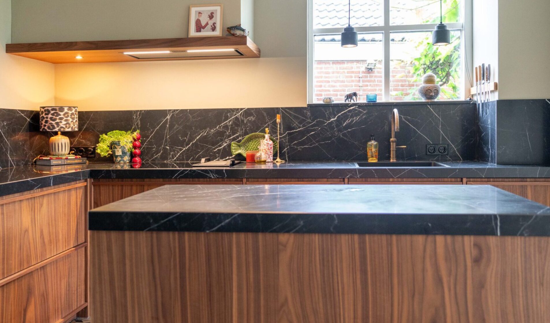 luxe keuken met kookeiland