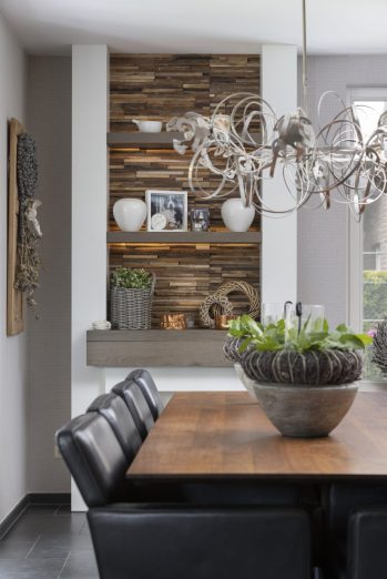 wandschap met ledverlichting