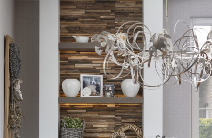wandschap met ledverlichting