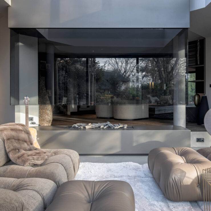 roomdivider in de leefruimte