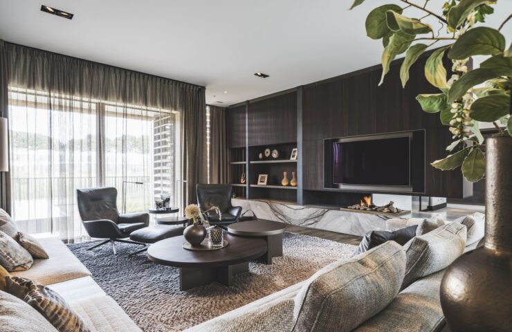 Woonkamer met TV-meubel