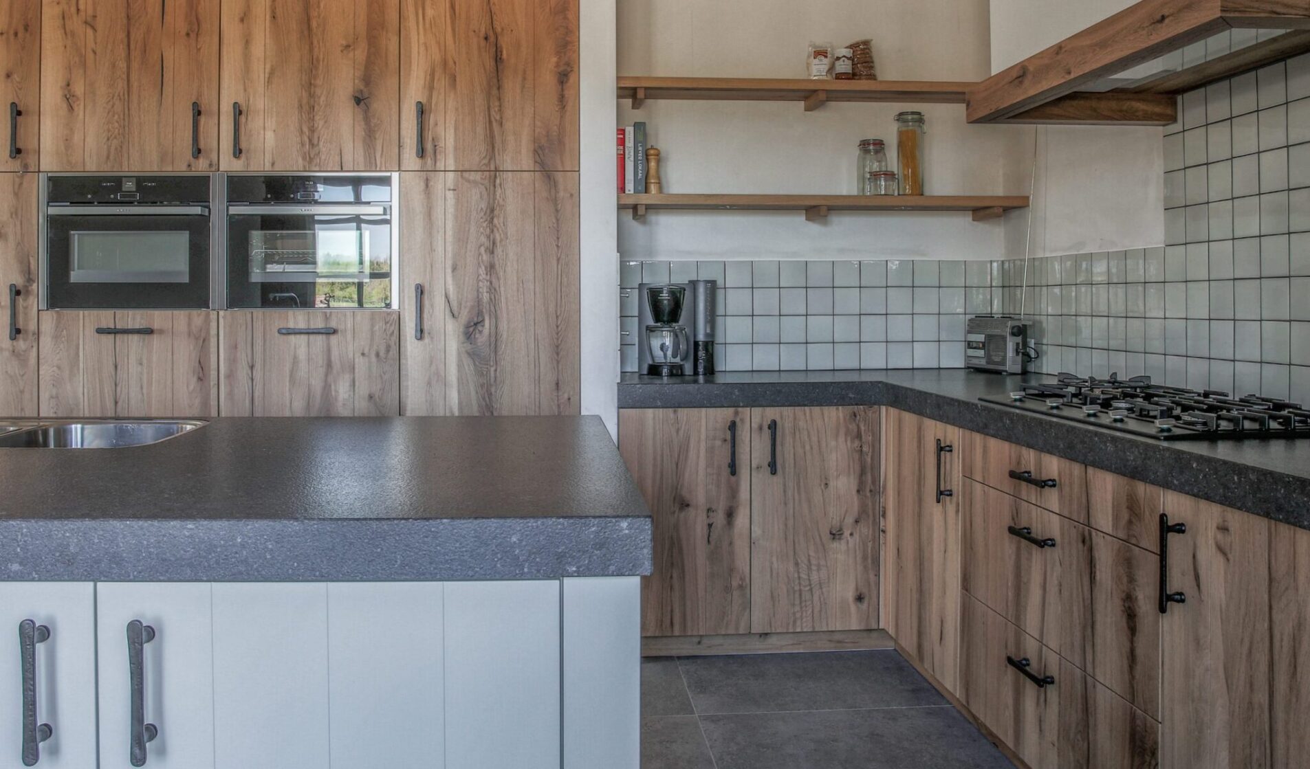 wildfineer keuken met gasfornuis