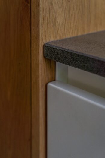 Detailfoto in landelijke keuken