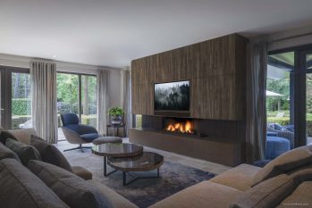 TV-meubel met haard